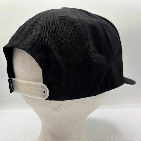 Carbon Elements Premium Headwear Men Black Embroidered 3 Star SnapBack Hat OSFM - Picture 9 of 15